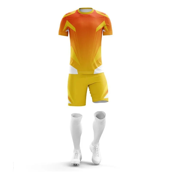 Soccer Training Uniform Shorts And Shirts Jerseys Set - Soccer Training Uniform Shorts And Shirts Jerseys Set - Image 2 of 3