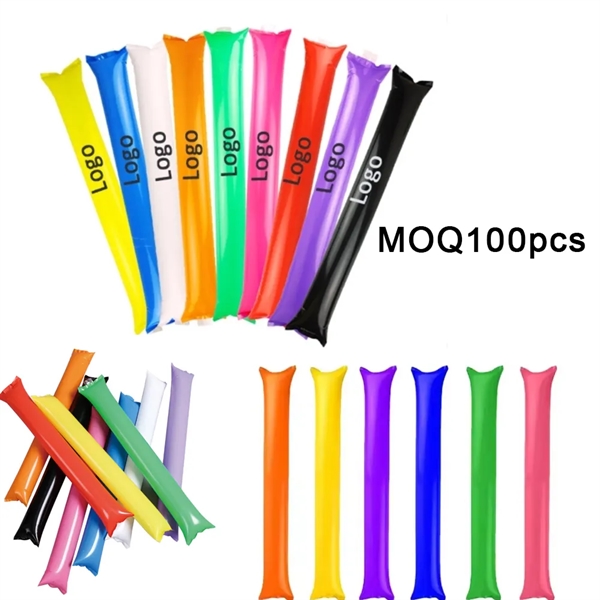 23 5/8 "x 3 15/16" Custom Inflatable Cheering Stick - 23 5/8 "x 3 15/16" Custom Inflatable Cheering Stick - Image 0 of 3