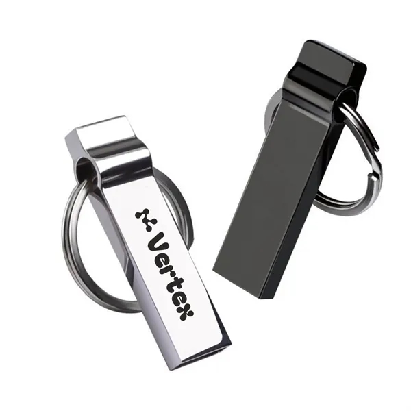 USB 2.0 Flash Drive 64GB with Keychain - USB 2.0 Flash Drive 64GB with Keychain - Image 0 of 3