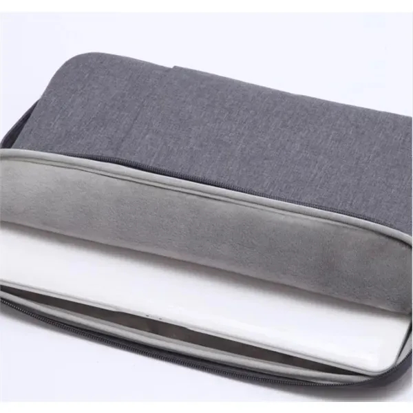 Jacquard Laptop Sleeve with Front Pocket and Carry Handle - Jacquard Laptop Sleeve with Front Pocket and Carry Handle - Image 6 of 6