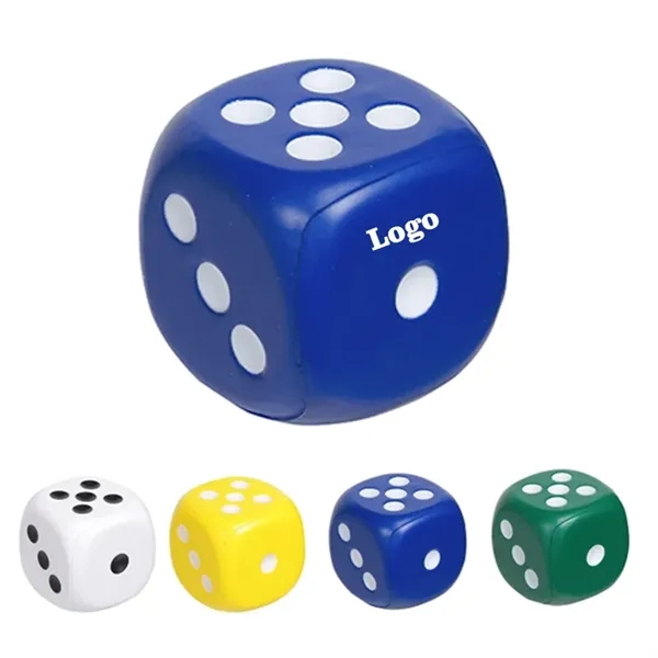 Large Dice Stress Ball - Large Dice Stress Ball - Image 0 of 2