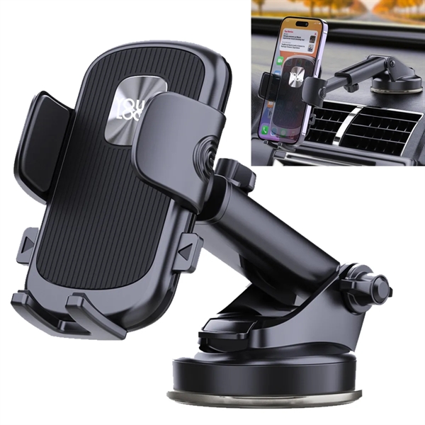 Suction Cup Stable Cell Phone Car Mount Holder - Suction Cup Stable Cell Phone Car Mount Holder - Image 0 of 3