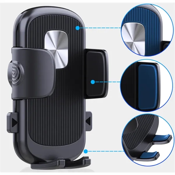 Suction Cup Stable Cell Phone Car Mount Holder - Suction Cup Stable Cell Phone Car Mount Holder - Image 2 of 3