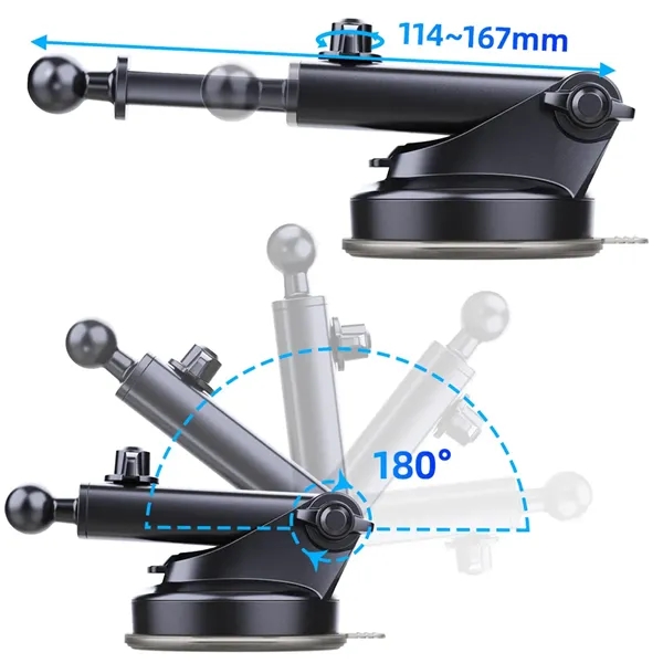 Suction Cup Stable Cell Phone Car Mount Holder - Suction Cup Stable Cell Phone Car Mount Holder - Image 3 of 3
