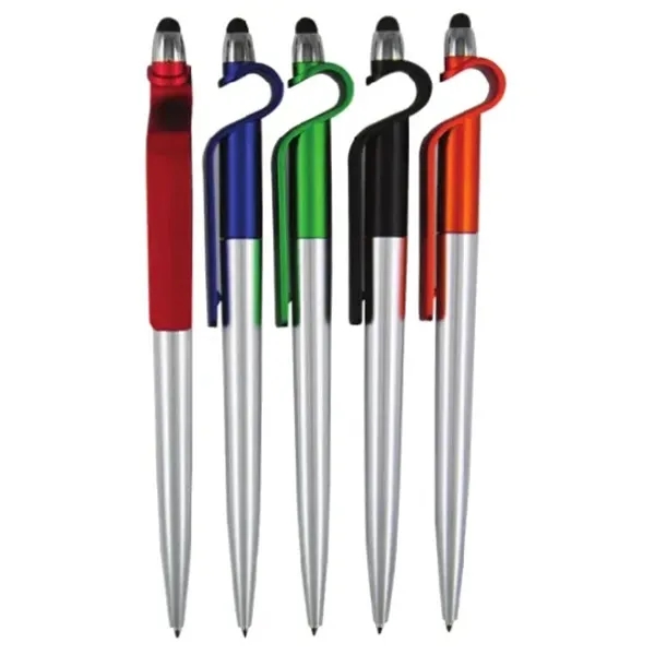Stylus Ballpoint Pen with Phone Stand - Stylus Ballpoint Pen with Phone Stand - Image 1 of 7