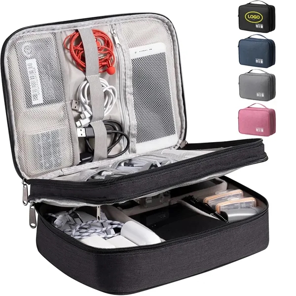 Electronic Accessories Bag Travel Cable Organizer - Electronic Accessories Bag Travel Cable Organizer - Image 0 of 4