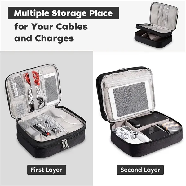 Electronic Accessories Bag Travel Cable Organizer - Electronic Accessories Bag Travel Cable Organizer - Image 1 of 4