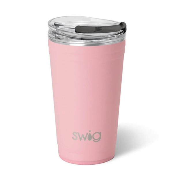 24 oz SWIG® Stainless Steel Insulated Party Cup - 24 oz SWIG® Stainless Steel Insulated Party Cup - Image 2 of 20