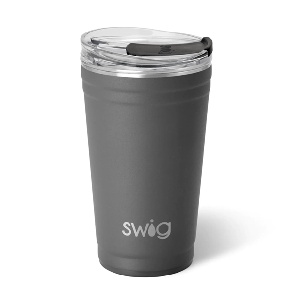 24 oz SWIG® Stainless Steel Insulated Party Cup - 24 oz SWIG® Stainless Steel Insulated Party Cup - Image 5 of 20
