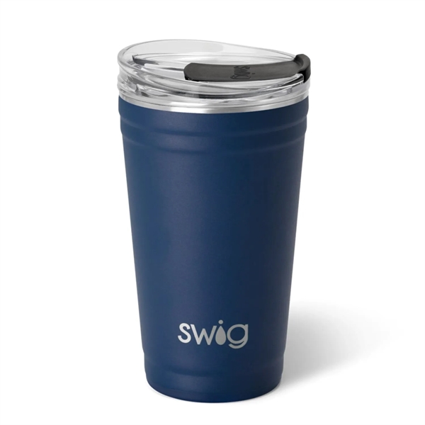 24 oz SWIG® Stainless Steel Insulated Party Cup - 24 oz SWIG® Stainless Steel Insulated Party Cup - Image 0 of 20