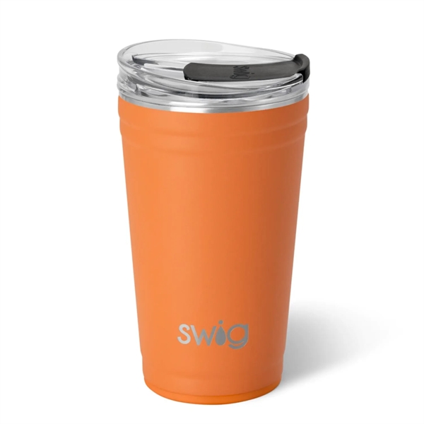 24 oz SWIG® Stainless Steel Insulated Party Cup - 24 oz SWIG® Stainless Steel Insulated Party Cup - Image 11 of 20