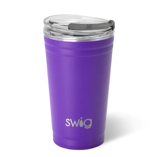 24 oz SWIG® Stainless Steel Insulated Party Cup - 24 oz SWIG® Stainless Steel Insulated Party Cup - Image 12 of 20