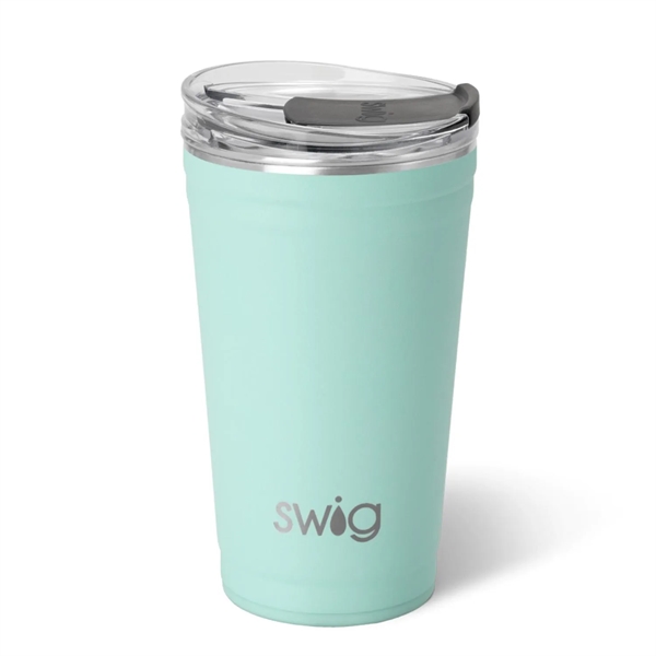 24 oz SWIG® Stainless Steel Insulated Party Cup - 24 oz SWIG® Stainless Steel Insulated Party Cup - Image 15 of 20