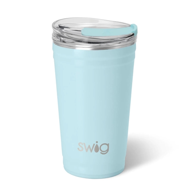 24 oz SWIG® Stainless Steel Insulated Party Cup - 24 oz SWIG® Stainless Steel Insulated Party Cup - Image 16 of 20
