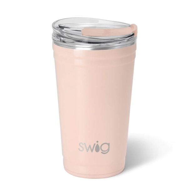 24 oz SWIG® Stainless Steel Insulated Party Cup - 24 oz SWIG® Stainless Steel Insulated Party Cup - Image 17 of 20