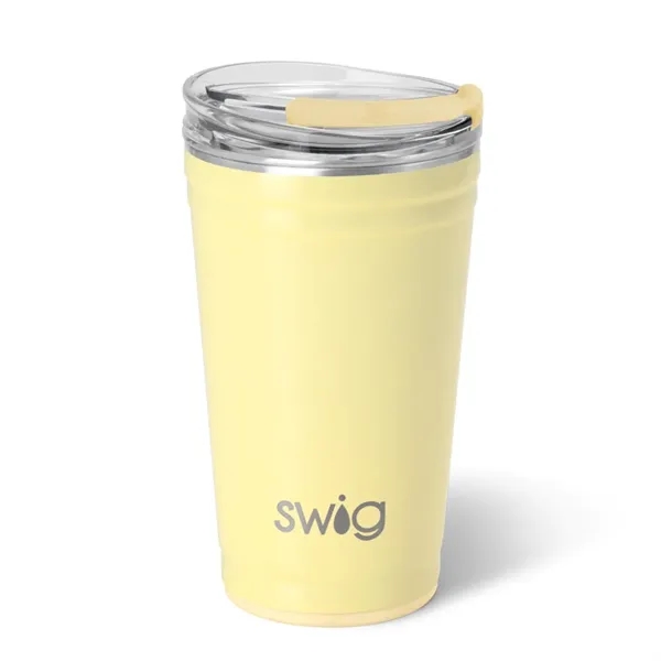 24 oz SWIG® Stainless Steel Insulated Party Cup - 24 oz SWIG® Stainless Steel Insulated Party Cup - Image 18 of 20