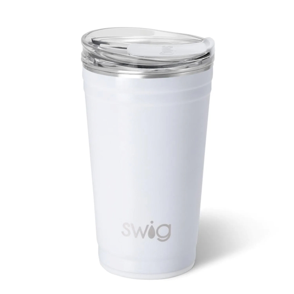 24 oz SWIG® Stainless Steel Insulated Party Cup - 24 oz SWIG® Stainless Steel Insulated Party Cup - Image 19 of 20