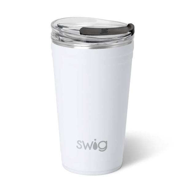 24 oz SWIG® Stainless Steel Insulated Party Cup - 24 oz SWIG® Stainless Steel Insulated Party Cup - Image 20 of 20