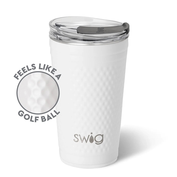 24 oz SWIG® Golf Cup Stainless Steel Insulated Party Tumbler - 24 oz SWIG® Golf Cup Stainless Steel Insulated Party Tumbler - Image 0 of 0