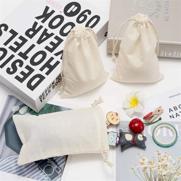 Drawstring Canvas Bag - Drawstring Canvas Bag - Image 1 of 2