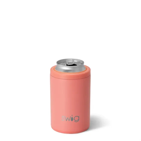 12 oz SWIG® Stainless Steel Insulated Can & Bottle Cooler - 12 oz SWIG® Stainless Steel Insulated Can & Bottle Cooler - Image 3 of 14