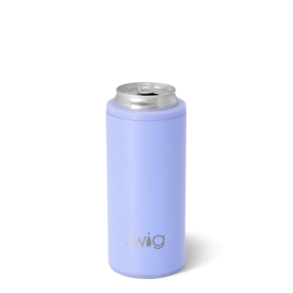 12 oz SWIG® Stainless Steel Insulated Slim Can Cooler - 12 oz SWIG® Stainless Steel Insulated Slim Can Cooler - Image 5 of 18