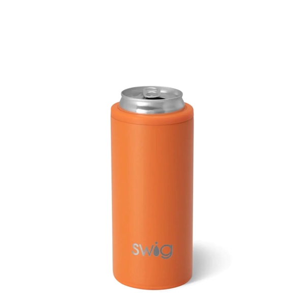 12 oz SWIG® Stainless Steel Insulated Slim Can Cooler - 12 oz SWIG® Stainless Steel Insulated Slim Can Cooler - Image 8 of 18