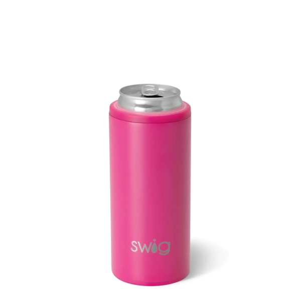 12 oz SWIG® Stainless Steel Insulated Slim Can Cooler - 12 oz SWIG® Stainless Steel Insulated Slim Can Cooler - Image 11 of 18