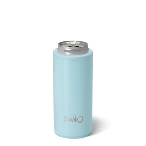 12 oz SWIG® Stainless Steel Insulated Slim Can Cooler - 12 oz SWIG® Stainless Steel Insulated Slim Can Cooler - Image 9 of 18