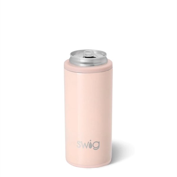 12 oz SWIG® Stainless Steel Insulated Slim Can Cooler - 12 oz SWIG® Stainless Steel Insulated Slim Can Cooler - Image 1 of 18