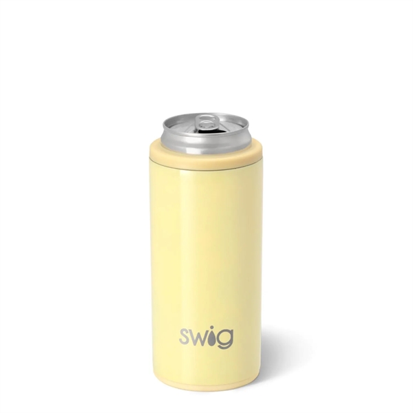 12 oz SWIG® Stainless Steel Insulated Slim Can Cooler - 12 oz SWIG® Stainless Steel Insulated Slim Can Cooler - Image 2 of 18