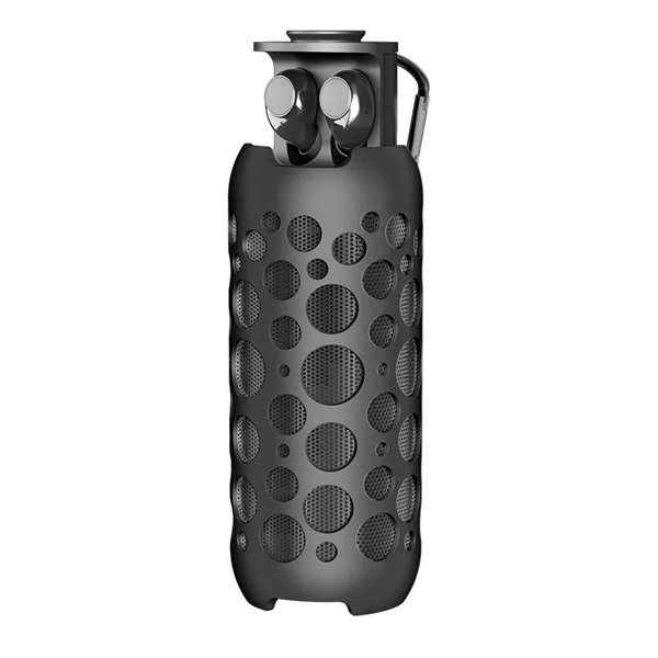 Portable Bluetooth Speakers with Wireless Earbuds - Portable Bluetooth Speakers with Wireless Earbuds - Image 0 of 4