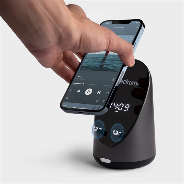 Impulse, Amplifying Bluetooth Speaker with Wireless Charger - Impulse, Amplifying Bluetooth Speaker with Wireless Charger - Image 2 of 6