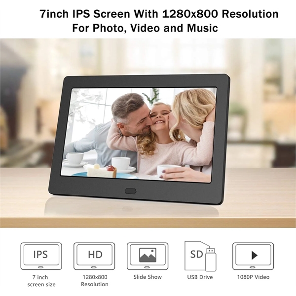 7-inch Digital Photo Frame with IPS Screen - 7-inch Digital Photo Frame with IPS Screen - Image 2 of 9
