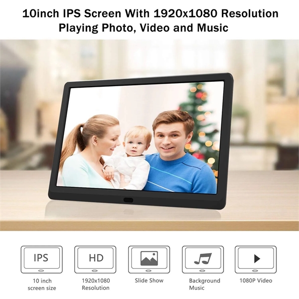 10-inch Digital Photo Frame with IPS Screen - 10-inch Digital Photo Frame with IPS Screen - Image 2 of 6