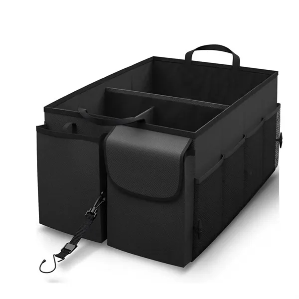 Compact Car Trunk Organizer with Adjustable Straps - Compact Car Trunk Organizer with Adjustable Straps - Image 1 of 3