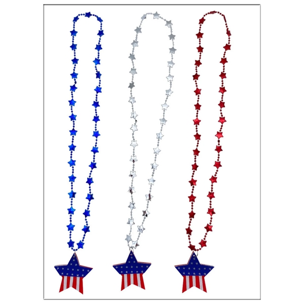 National Day Decorative Beaded Necklace - National Day Decorative Beaded Necklace - Image 2 of 5
