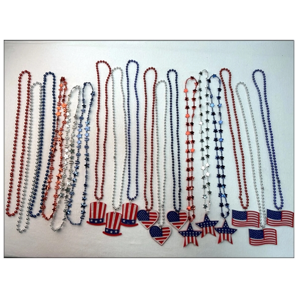 National Day Decorative Beaded Necklace - National Day Decorative Beaded Necklace - Image 4 of 5