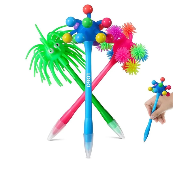 Fun Stress Ball Cartoon Ballpoint Pen - Fun Stress Ball Cartoon Ballpoint Pen - Image 0 of 4