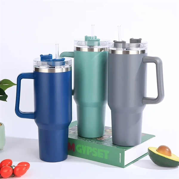 40 oz Tumbler with Handle - 40 oz Tumbler with Handle - Image 2 of 8