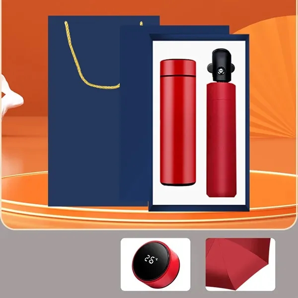 Insulated Water Bottles with Umbrella - Insulated Water Bottles with Umbrella - Image 1 of 4