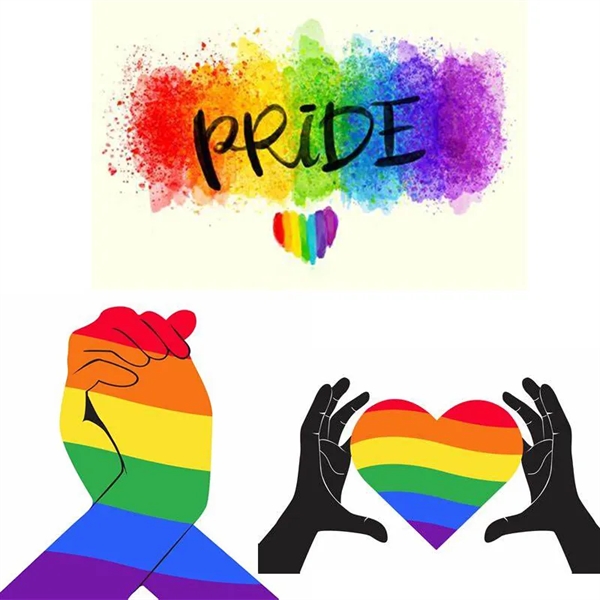 Love Gay Rainbow Pride LGBTQ Drawstring Backpack - Love Gay Rainbow Pride LGBTQ Drawstring Backpack - Image 2 of 3