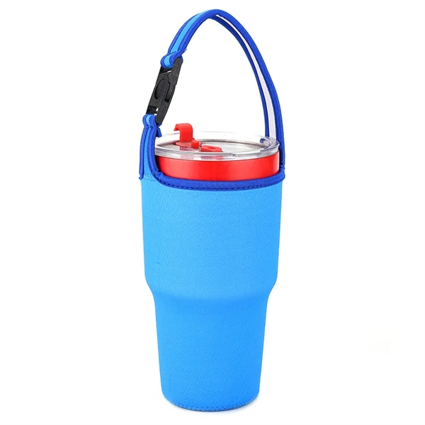 Neoprene Sleeve Water Bottles Cup Carrier - Neoprene Sleeve Water Bottles Cup Carrier - Image 2 of 9