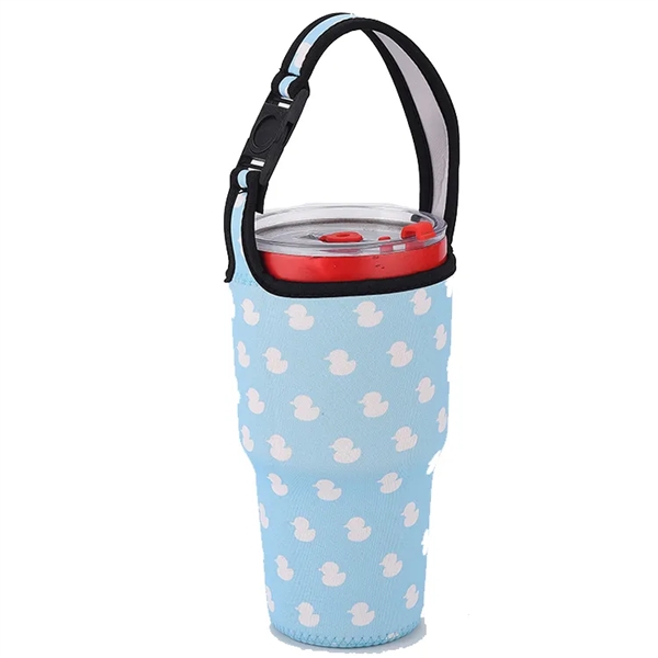 Neoprene Sleeve Water Bottles Cup Carrier - Neoprene Sleeve Water Bottles Cup Carrier - Image 4 of 9