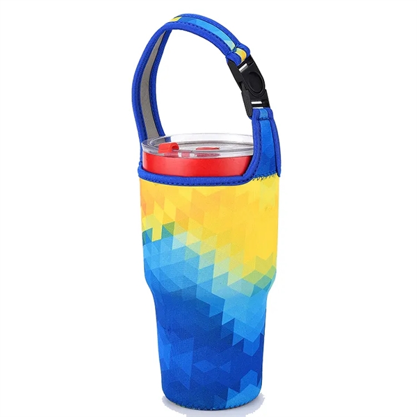 Neoprene Sleeve Water Bottles Cup Carrier - Neoprene Sleeve Water Bottles Cup Carrier - Image 5 of 9