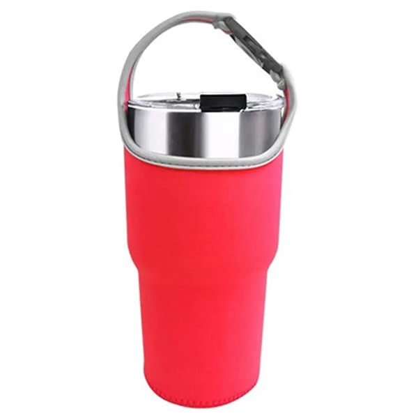 Neoprene Sleeve Water Bottles Cup Carrier - Neoprene Sleeve Water Bottles Cup Carrier - Image 8 of 9