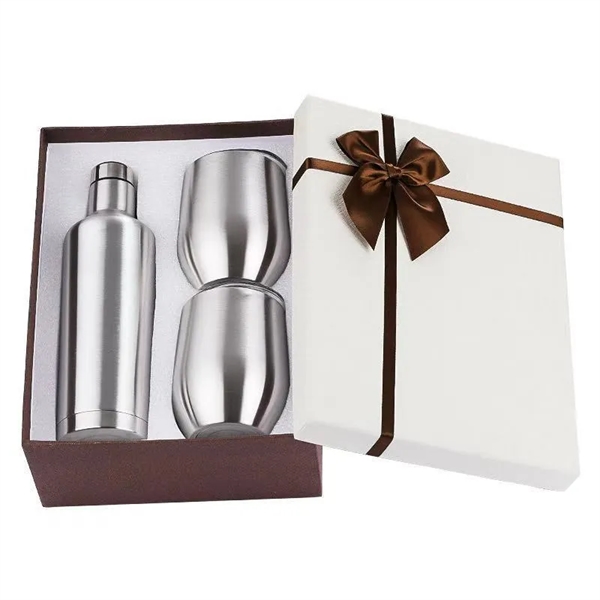 Insulated Bottles Gift Set with 2 Cups - Insulated Bottles Gift Set with 2 Cups - Image 3 of 10