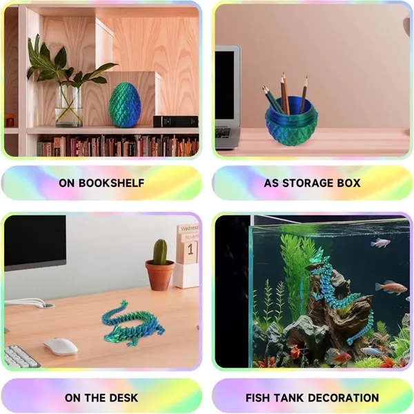 3D Printed Dragon Egg Fidget Toy - 3D Printed Dragon Egg Fidget Toy - Image 5 of 5