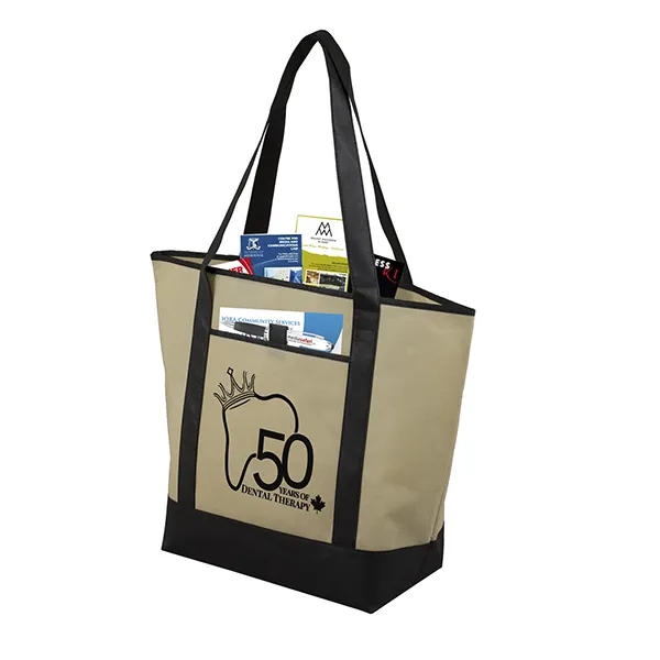 17-1/2" x 13-1/2" x 6"- The CITY Tote Bag - 17-1/2" x 13-1/2" x 6"- The CITY Tote Bag - Image 6 of 26