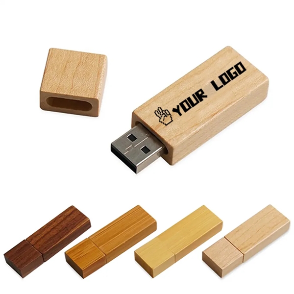 Wooden USB Flash Memory Drive - Wooden USB Flash Memory Drive - Image 0 of 1